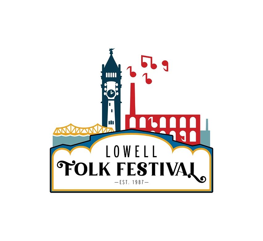 Logo for Come with us to the Lowell Folk Festival!